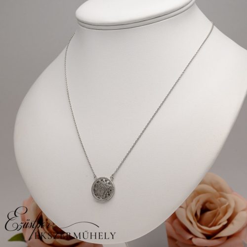 Ezüst cirkónia köves nyaklánc