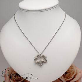 Ezüst leveles nyaklánc