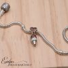Ezüst fagyis charm