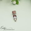 Ezüst fagyis charm