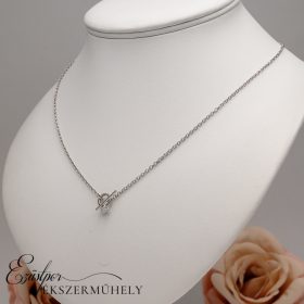 Ezüst cirkónia köves nyaklánc