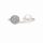 Ezüst állítható méretű gyűrű