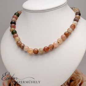 Ezüst achát nyaklánc