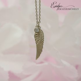 Ezüst angyalszárnyas nyaklánc