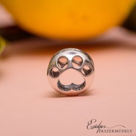 Ezüst tappancsos charm
