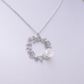 Ezüst nyaklánc cirkónia kövekkel