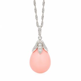 Ezüst shell pearl medál