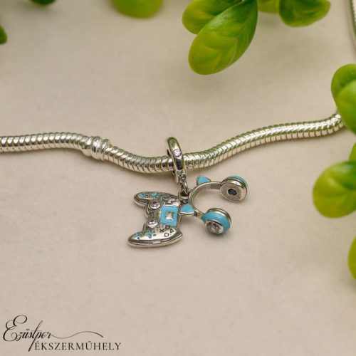 Ezüst charm