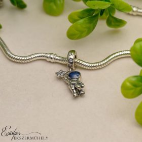 Ezüst űrhajós charm