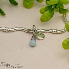 Ezüst villanykörte charm