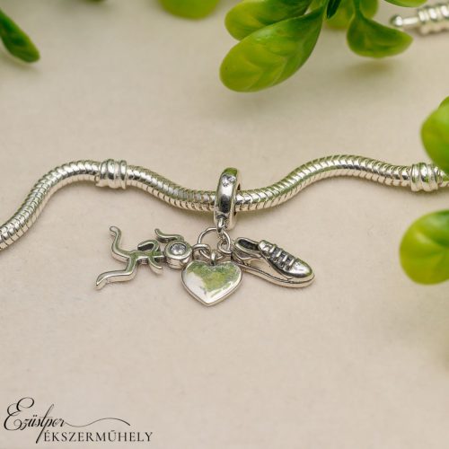 Ezüst charm