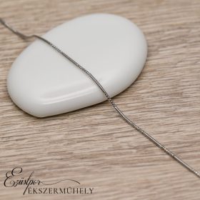 Ezüst kígyó karkötő