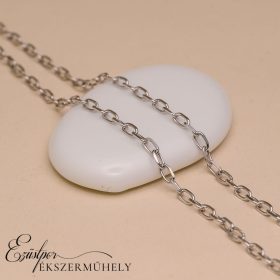 Ezüst anker szemes nyaklánc