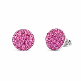 Ezüst swarovski köves fülbevaló