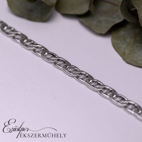 Ezüst pálcás pancer karkötő