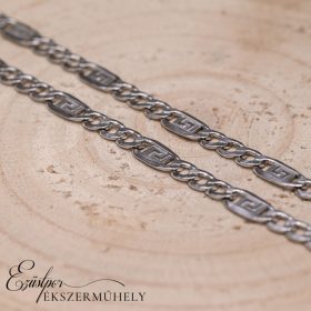 Ezüst görög mintás nyaklánc