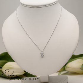 Ezüst cicás nyaklánc