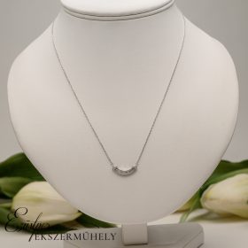 Ezüst cirkónia köves fülbevaló