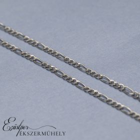 Ezüst figaro szemes nyaklánc