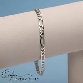 Ezüst figaro karkötő
