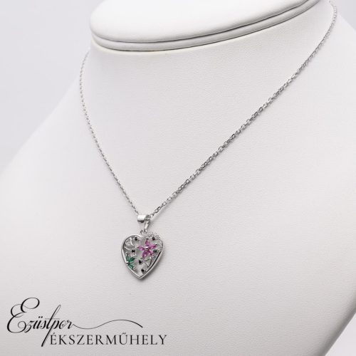 Ezüst szív medál