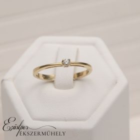 Arany gyémánt köves gyűrű