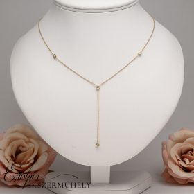 Arany ipszilon nyaklánc