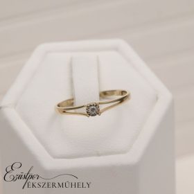 Arany gyémánt köves gyűrű