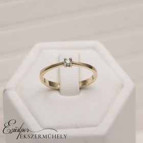 Arany gyémánt köves gyűrű