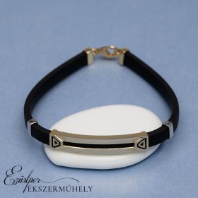 Arany kaucsuk karkötő