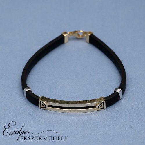 Arany kaucsuk karkötő