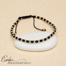 Arany ónix köves karkötő