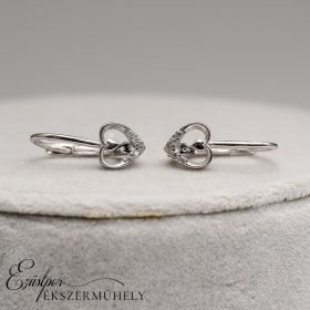 Arany cirkónia köves babafülbevaló