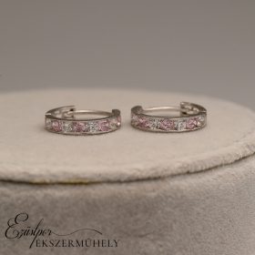 Arany cirkónia köves babafülbevaló