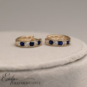 Arany köves karika fülbevaló