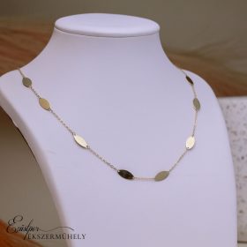 Arany navett szemes nyaklánc