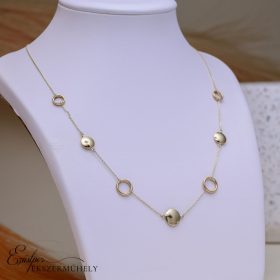 Arany korongos nyaklánc