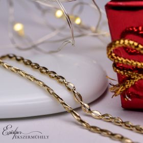 Arany préselt szemes nyaklánc