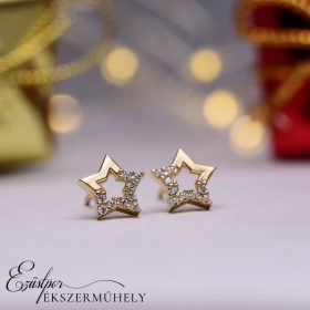 Arany csillag fülbevaló