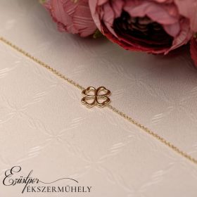 Arany lóherés karkötő