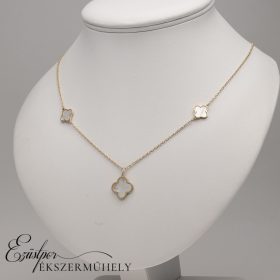 Arany kagylós, van cliff nyaklánc