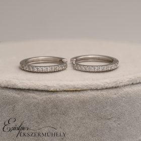 Arany cirkónia köves fülbevaló