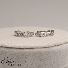 Arany cirkónia köves fülbevaló