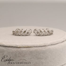 Arany cirkónia köves fülbevaló