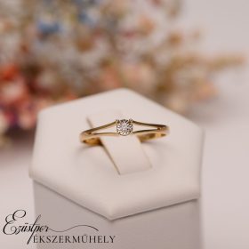 Arany gyémánt köves gyűrű