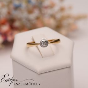 Arany gyémánt köves gyűrű