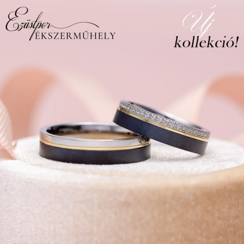 Black titanium karikagyűrű
