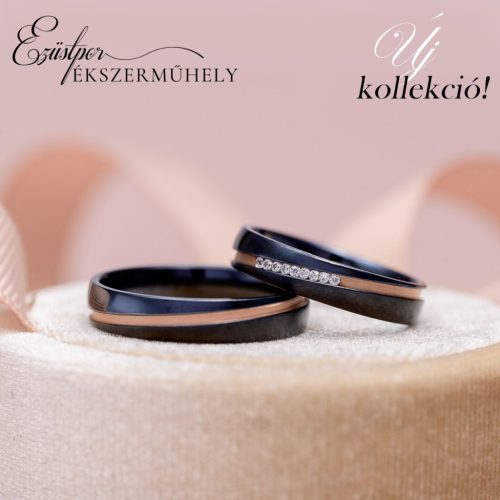 Black titanium karikagyűrű