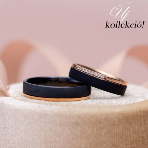 Black titanium karikagyűrű