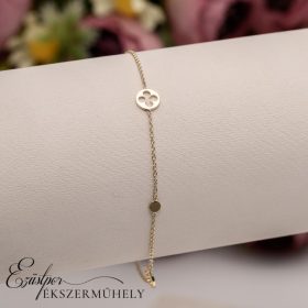 Arany karkötő van cliff mintával